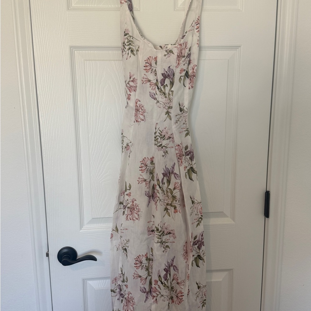 Brock Collection x H&M Floral Maxi Dress in Pink and Purple